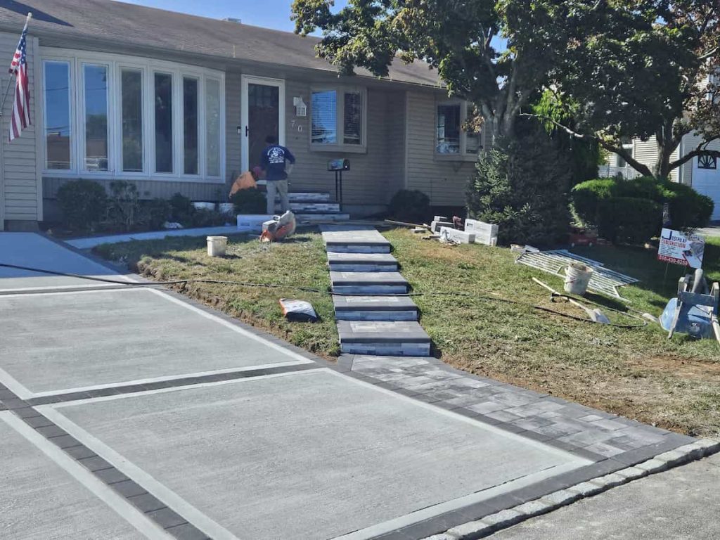 Concrete Stairs And Blocks