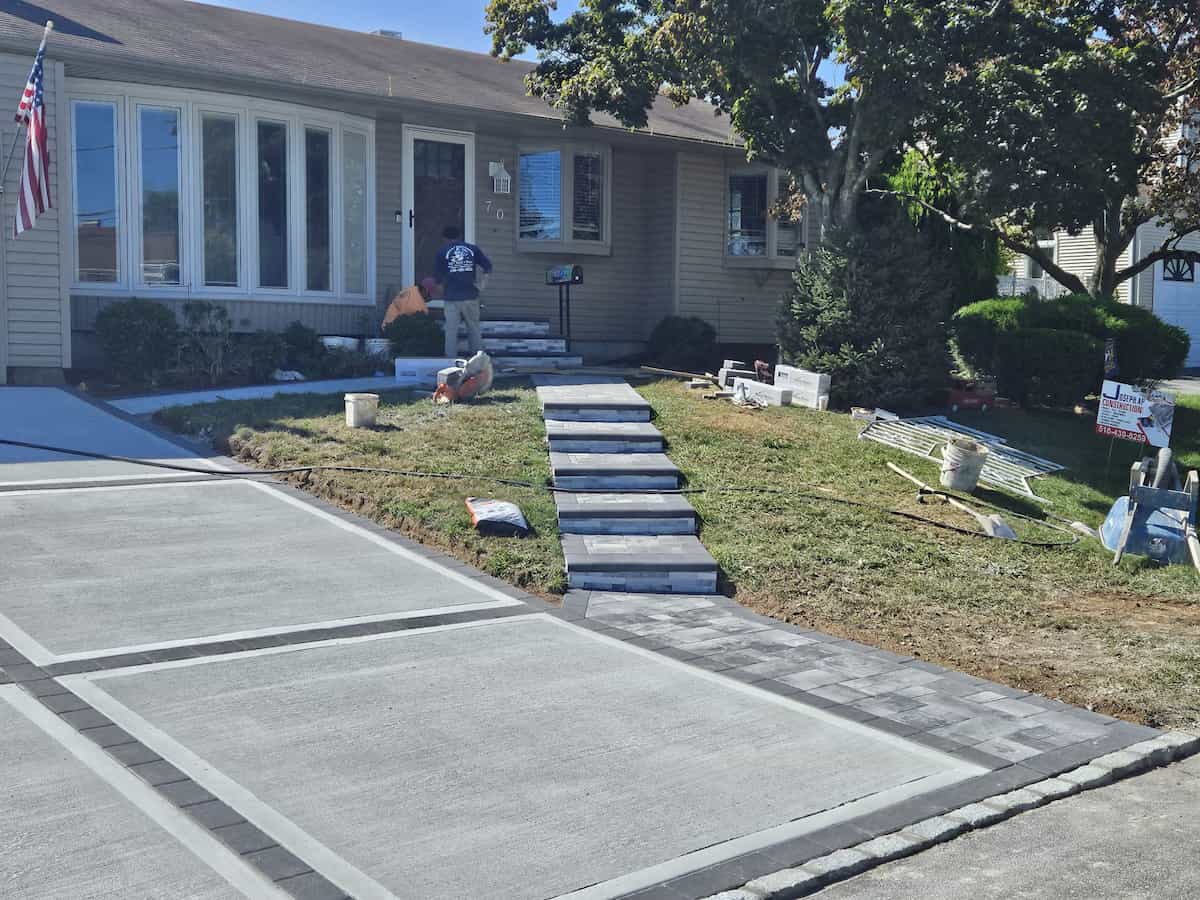 Concrete Stairs And Blocks